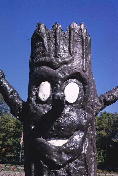 Prehistoric Forest - Old John Margolies Photo (newer photo)